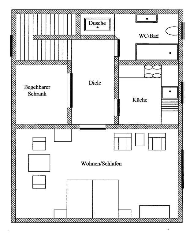 Appartement Kirchenblick Бад-Бирнбах Экстерьер фото